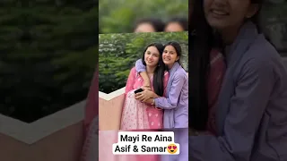 Aina asif cast in Mayi re& Samar abbas #youtubeshorts #ainaasif #mayiri