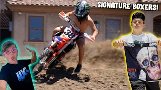 Riding Dirt Bikes in my New Signature BOXERS!!