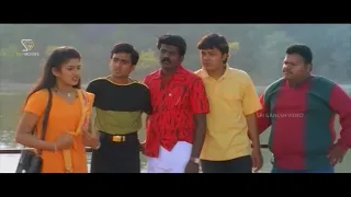 Hudugigagi ಹುಡುಗಿಗಾಗಿ Kannada Movie Super Scenes - S P Charan, Radhika, Anand, Ganesh