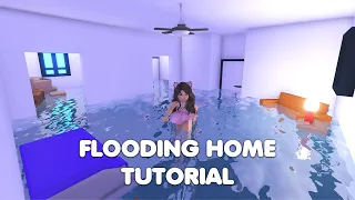 Flooding home FULL Tutorial REVEALING THE SECRET! in Adopt me!