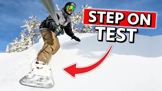 Testing the Burton Step Ons In Deep Snow