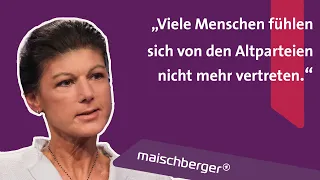 Über ihre neue Partei und den Migrationsgipfel: Sahra Wagenknecht im Gespräch | maischberger