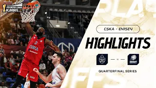 CSKA vs Enisey Highlights Quarterfinals Game 1 | Season 2023-24