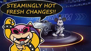 STEAMINGLY hot changes! Steamboat Mickey! Character changes review - Disney Speedstorm