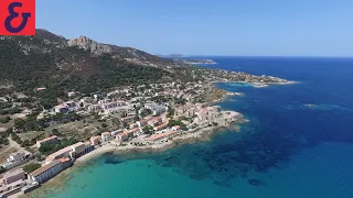 Korsika: Region Algajola - Luftaufnahmen | Berge & Meer