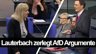 Lauterbach bubatzt die Argumente der AfD einfach weg 🥦🥦🥦