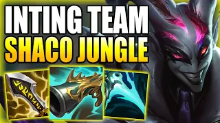 THIS IS HOW YOU CAN HARD CARRY AN INITING TEAM WITH SHACO JUNGLE! - Gameplay Guide League of Legends