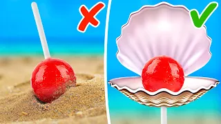 Seashell Lollipop holder 🐚🍭 *Best Gadgets And Crafts For Your Summer Vacation*