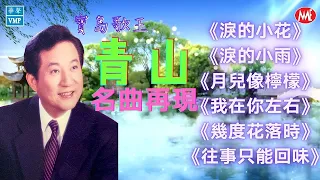 【老歌名曲精粹】青山 《淚的小雨》《淚的小花》《月兒像檸檬》《我在你左右》《幾度花落時》《往事只能回味》Unforgettable Mandarin Oldies 70's 80's  (拼音歌詞版