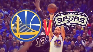 San Antonio Spurs vs Golden State Warriors Highlights   2017 NBA Playoffs Game 1