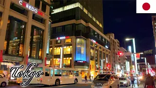 🇯🇵Tokyo Night Walk - Nihonbashi-Muromachi District | 日本橋室町 -【4K 60fps】