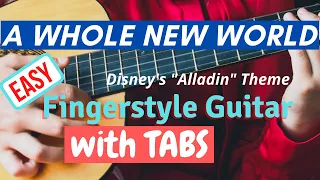 A Whole New World - Theme From "Alladin" - Fingerstyle Guitar Tab