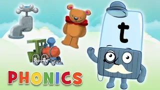 Phonics - Learn to Read | Fun with Letter T | Alphablocks