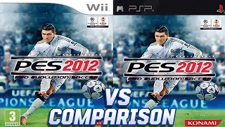 PES 2012 Nintendo Wii Vs PSP