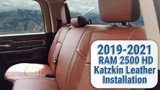 2019-2021 Dodge Ram 2500 - Heavy Duty Katzkin Leather Installation - DIY!
