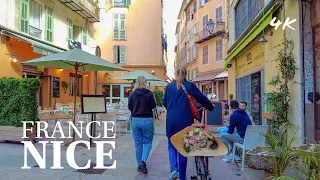 Nice, France 🇫🇷 4K - Morning Walking Tour