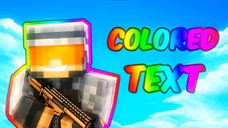 Colored Text Tutorial for Pixel Strike 3D