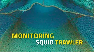 Trawl Gear Performance Monitoring with the CatchCam Camera | Squid Trawler in The Falkland Islands