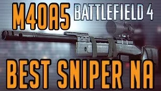 Battlefield 4 - Best Sniper NA - M40A5 Sniper Gameplay - Guilin Peaks BF4