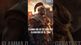 Flamma one of the greatest gladiators of all time#rome #gladiators #shorts