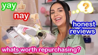 Product Empties | WHAT WILL I REPURCHASE AGAIN? Makeup, Skin Care, Bath & Body | Aanam C