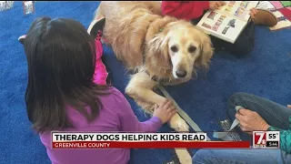 Therapy Dogs Help Students With Reading