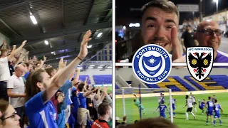 AFC WIMBLEDON vs PORTSMOUTH | 5-3 | UNREAL LIMBS IN THE POMPEY END! | *8 GOAL THRILLER*