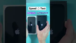 Speed Test | iPhone 14 Pro vs iPhone 12 Pro Max