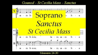 Gounod - St Cecilia Mass - Sanctus - Soprano