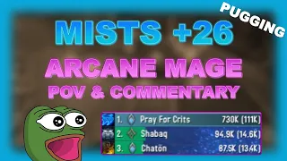 MISTS +26 Fortified - 19.3k Overall Arcane Mage POV & Commentary