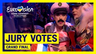 The Jury results of Eurovision 2023