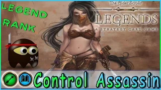 TES LEGENDS | Strong Control Assassin Agility Intelligence Deck | Constructed | The Elder Scrolls