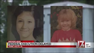 Federal execution delayed in Indiana