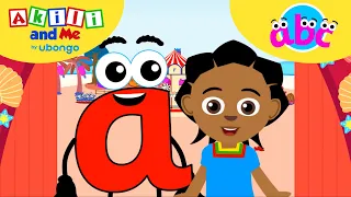 LETTER A Adventures! ABC learning for toddlers | Learn and Play with Akili and Me