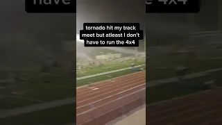 A Tornado hit their Track Meet 😱😳 #shorts
