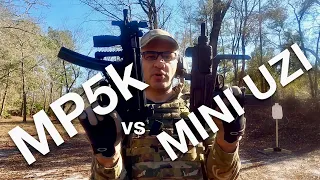 MP5K vs mini Uzi￼