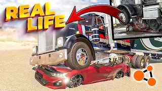 TRUCK CRASHES | Realistic Car Crashes | Real Life on [BeamNG.Drive] #21