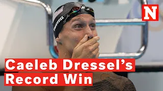 Caeleb Dressel Breaks Olympic Record And Wins Gold In 100m Freestyle