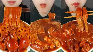 ASMR CHINESE FOOD MUKBANG EATING SHOW 우리 기준으론 고추기름탕이지만 중국으론 마라탕.