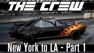 The Crew Beta - Coast To Coast - New York to LA - Part 1 (w/EKDrifter458)