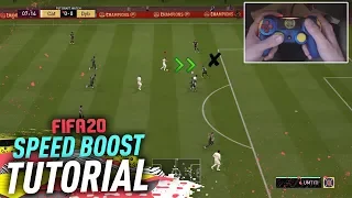 FIFA 20 SPEED BOOST TUTORIAL - HOW TO BREAK AWAY FROM DEFENDERS
