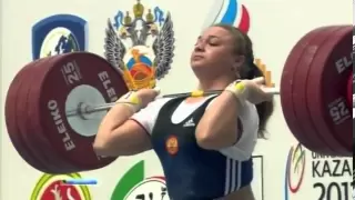 Tatiana Kashirina Champion of Europe on weightlifting 2011 75+