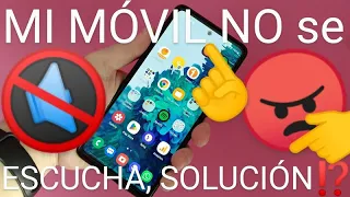 📱🔇 TELÉFONO SIN SONIDO (NO se ESCUCHA el AUDIO de mi CELULAR) | NO SUENA MI CELULAR SOLUCIÓN