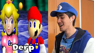 Super Mario 64 Poorly Explained Reaction | SMG4 Mario 64 Bloopers