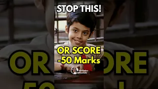 How to Score Less Marks in Board Exams? 😨 3 Worst Exam Study Methods 🚫 #studytips #exam