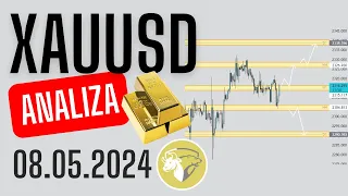 ANALIZA ZŁOTA 08.05.2024 | CO DALEJ ZE ZŁOTEM? | EDUKACJA | XAUUSD