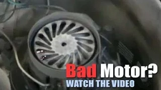 Bad Central Vacuum Motors - Replace and Repair