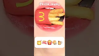 🎧 [ASMR] eating emoji 😵💫 credits:@MoonASMR222 || req by:@kyoucaa #eatingsounds