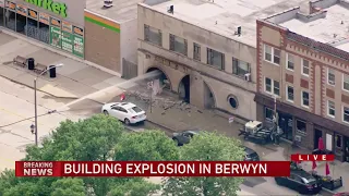 Building damaged in accidental explosion in Berwyn