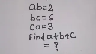 Nice Algebra Math Simplification Find Value Of a+b+c=? 👇